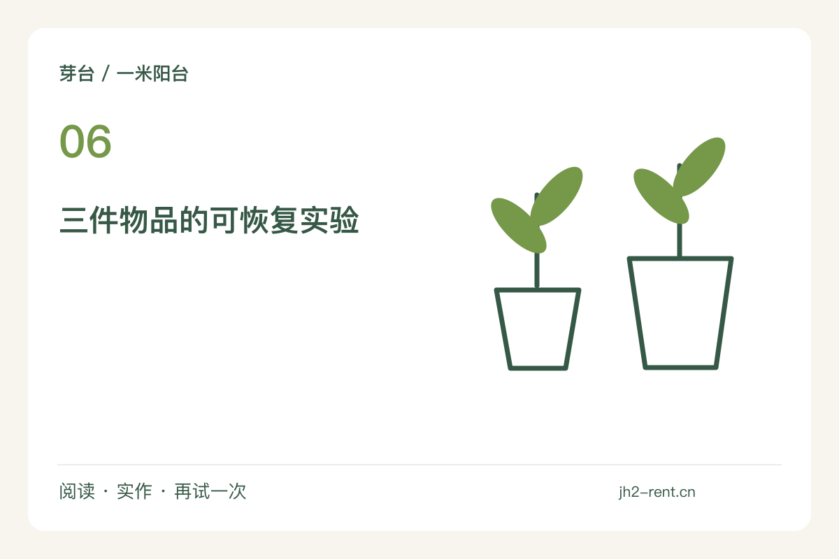 从满摆到留白：小阳台撤掉三件东西的布局实验主题图解